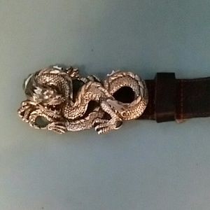 Dragon buckle belt